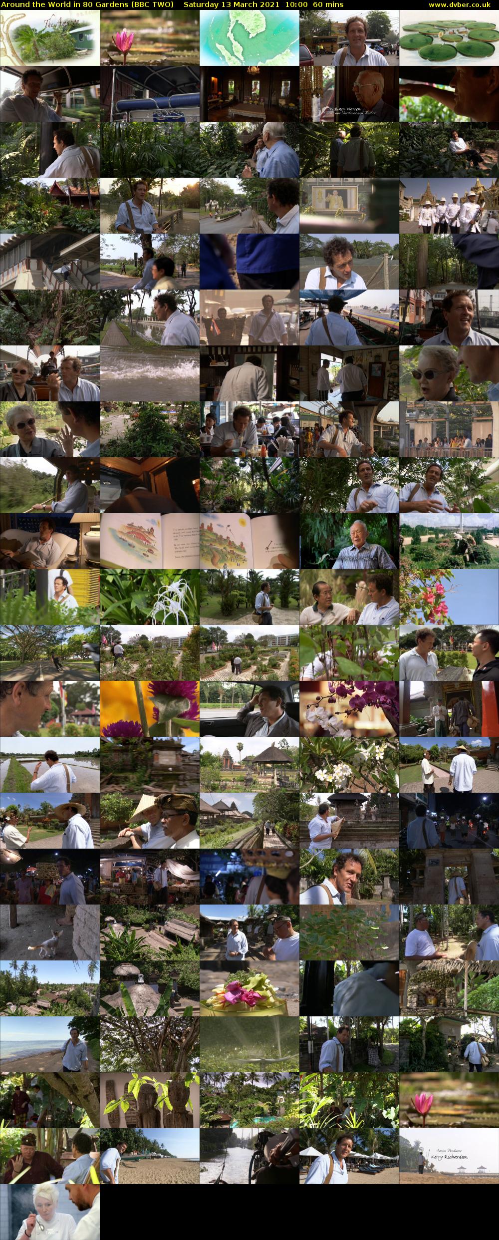 Around the World in 80 Gardens (BBC TWO) Saturday 13 March 2021 10:00 - 11:00