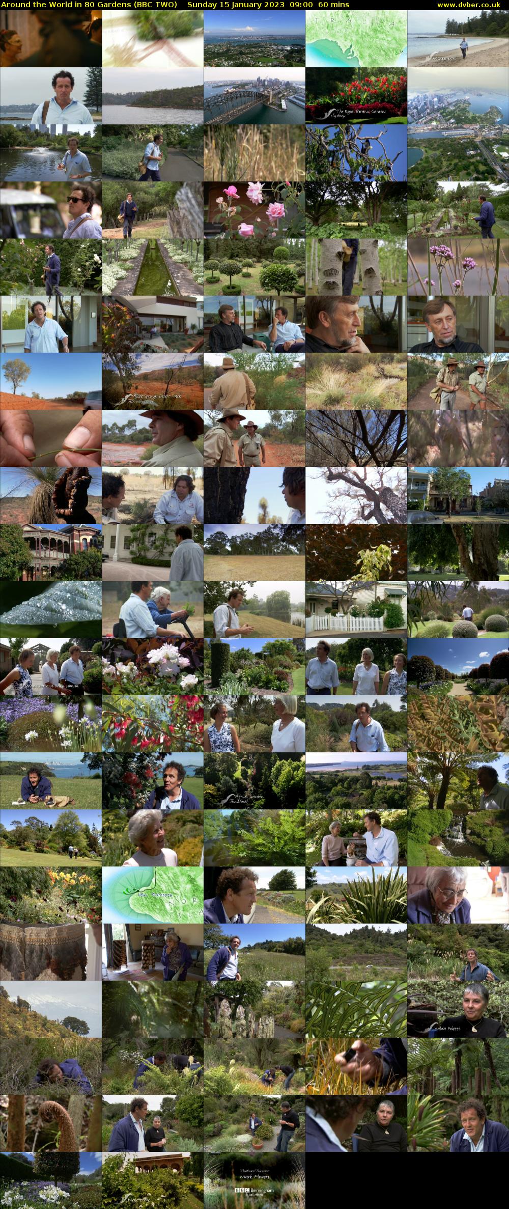 Around the World in 80 Gardens (BBC TWO) Sunday 15 January 2023 09:00 - 10:00