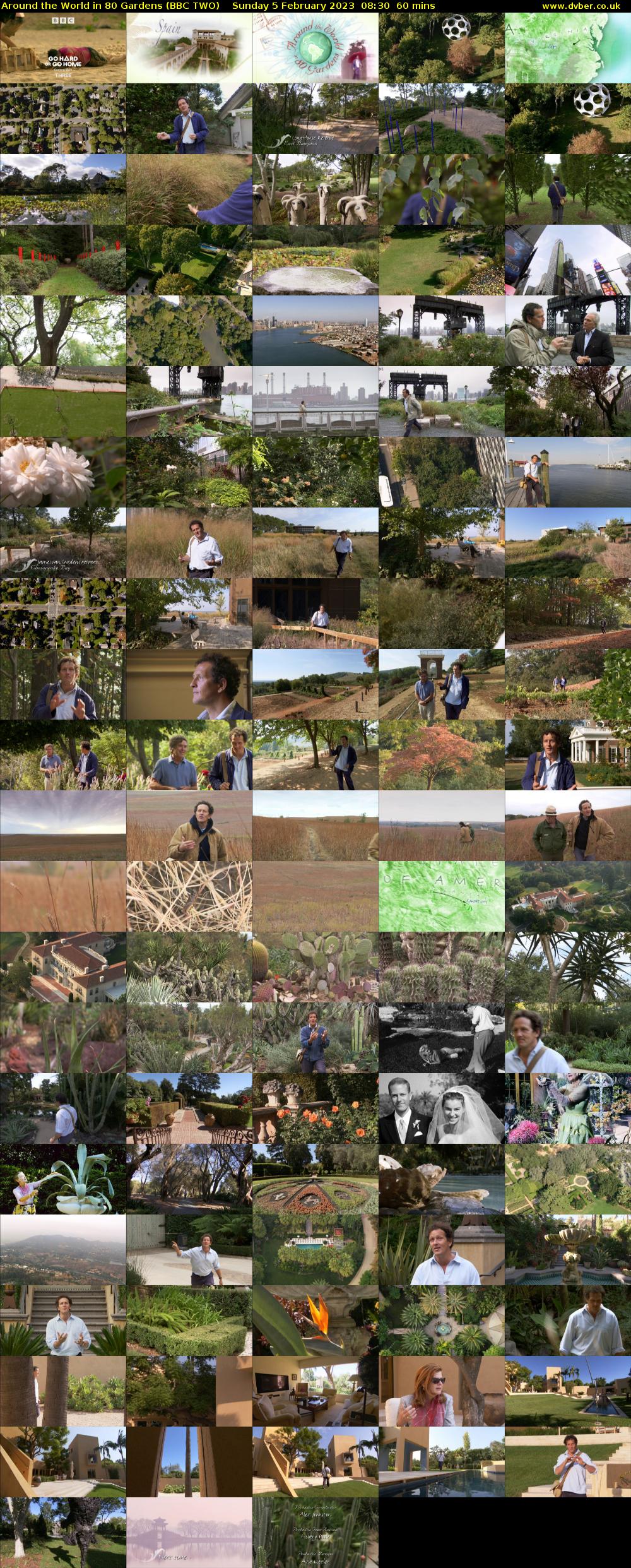 Around the World in 80 Gardens (BBC TWO) Sunday 5 February 2023 08:30 - 09:30