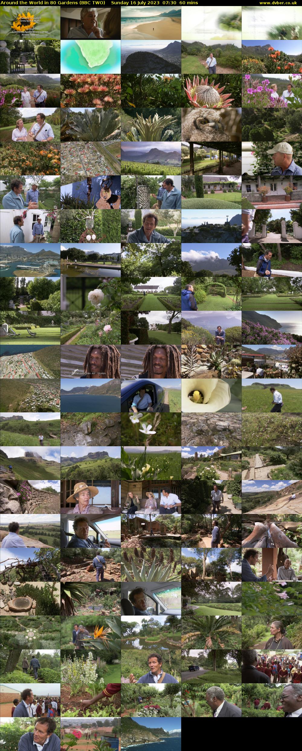 Around the World in 80 Gardens (BBC TWO) Sunday 16 July 2023 07:30 - 08:30