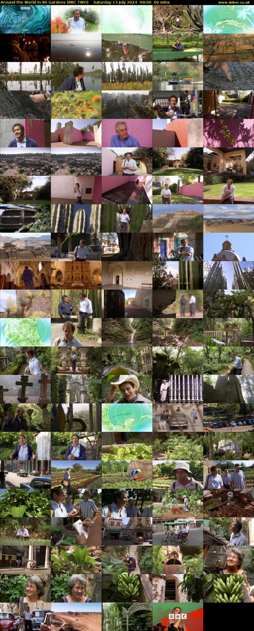 Around the World in 80 Gardens (BBC TWO) Saturday 13 July 2024 09:00 - 10:00