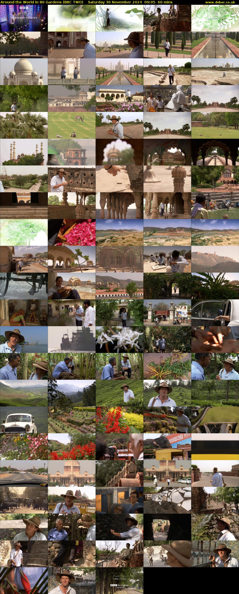 Around the World in 80 Gardens (BBC TWO) Saturday 30 November 2024 09:05 - 10:05