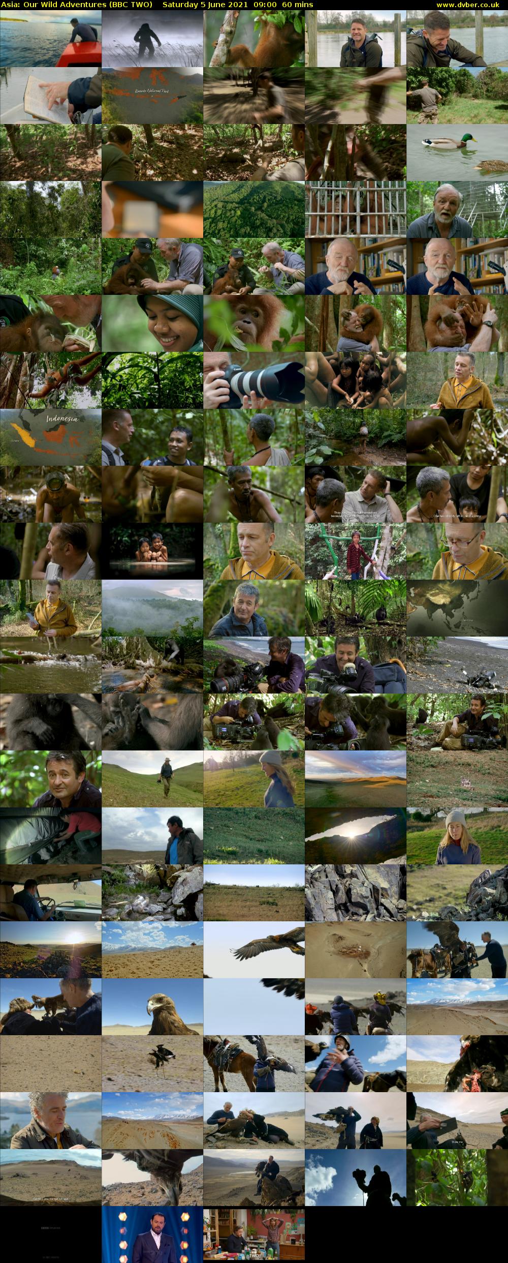 Asia: Our Wild Adventures (BBC TWO) Saturday 5 June 2021 09:00 - 10:00