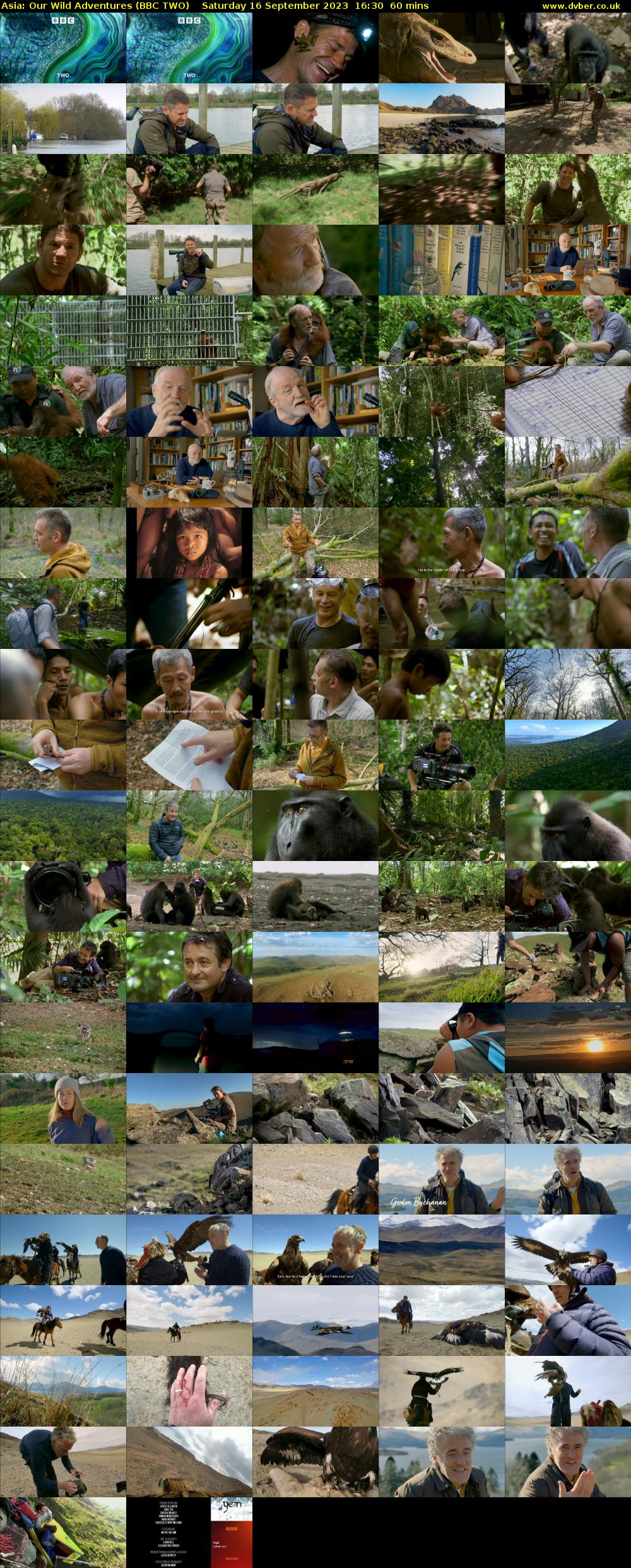 Asia: Our Wild Adventures (BBC TWO) Saturday 16 September 2023 16:30 - 17:30