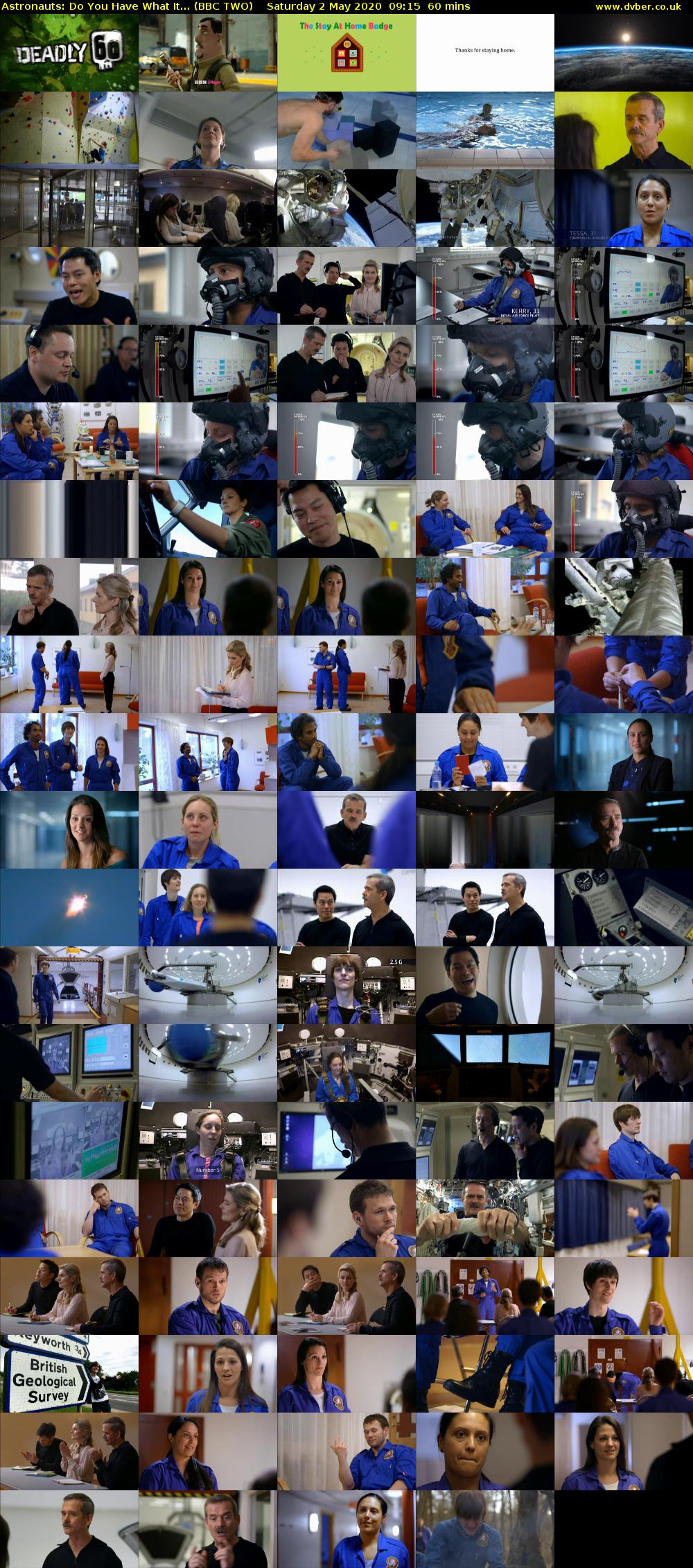 Astronauts: Do You Have What It... (BBC TWO) Saturday 2 May 2020 09:15 - 10:15