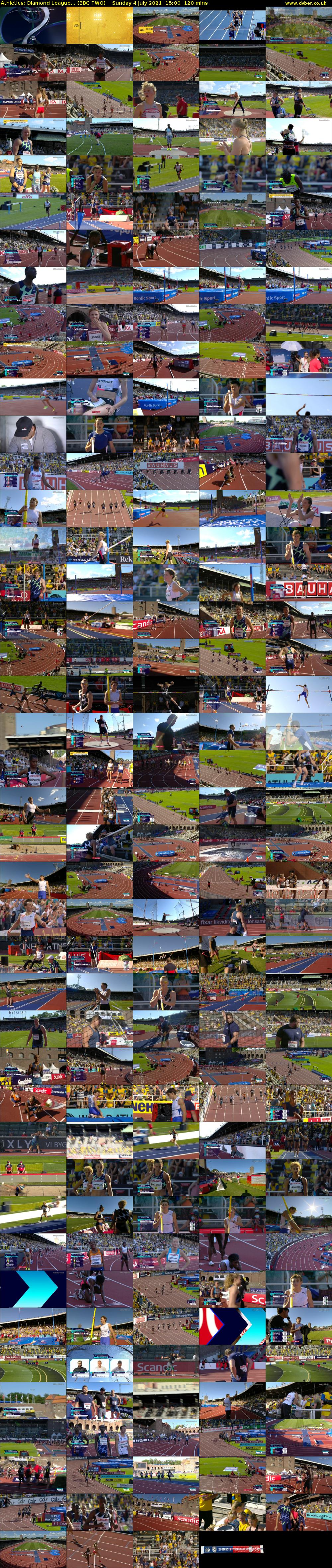Athletics: Diamond League... (BBC TWO) Sunday 4 July 2021 15:00 - 17:00