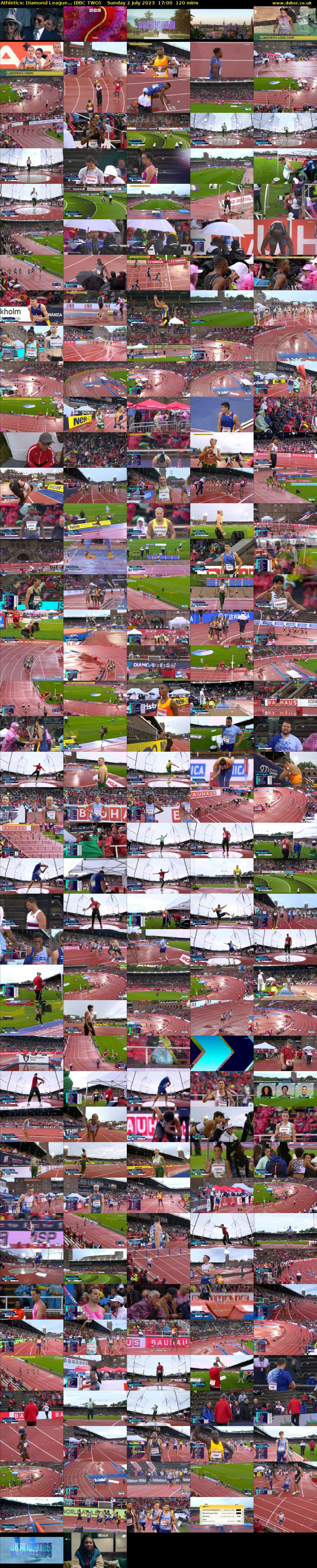Athletics: Diamond League... (BBC TWO) Sunday 2 July 2023 17:00 - 19:00