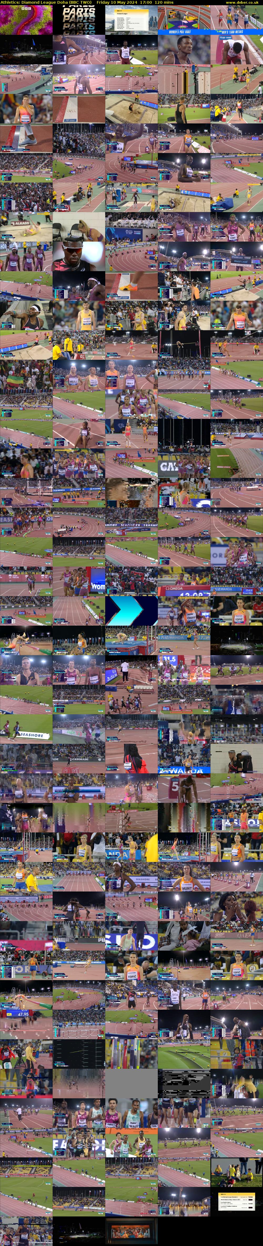 Athletics: Diamond League Doha (BBC TWO) Friday 10 May 2024 17:00 - 19:00