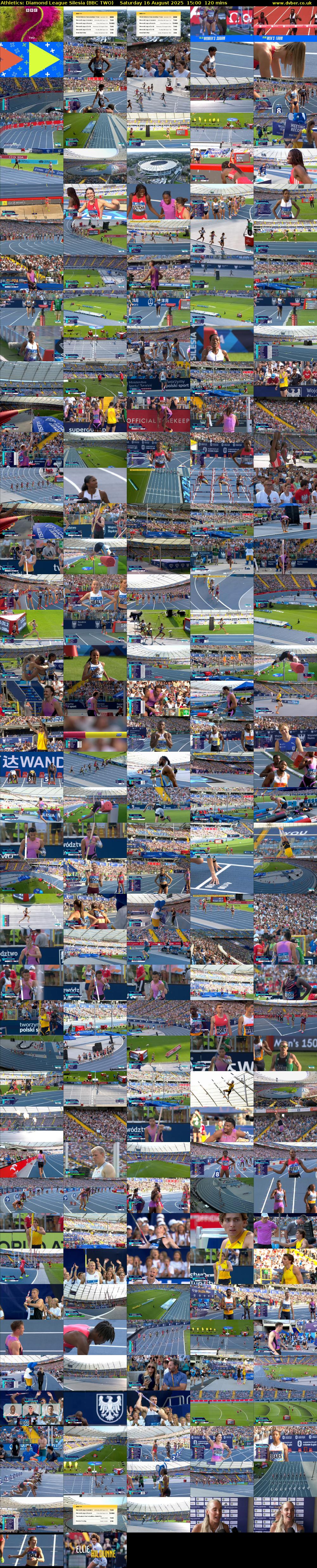 Athletics: Diamond League Silesia (BBC TWO) Saturday 16 August 2025 15:00 - 17:00