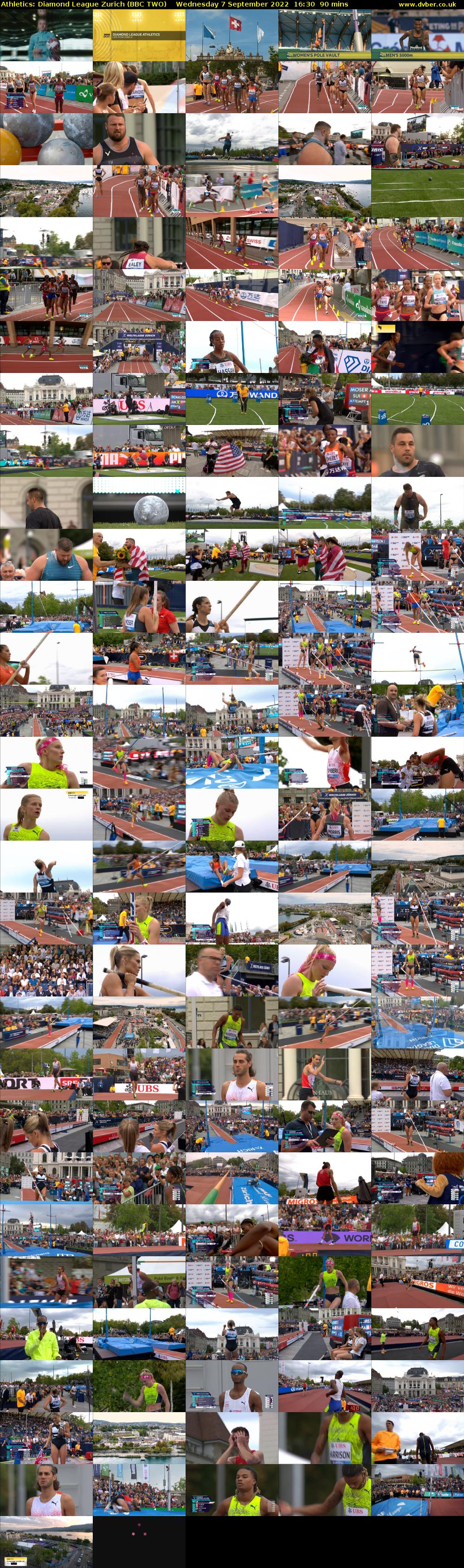 Athletics: Diamond League Zurich (BBC TWO) Wednesday 7 September 2022 16:30 - 18:00