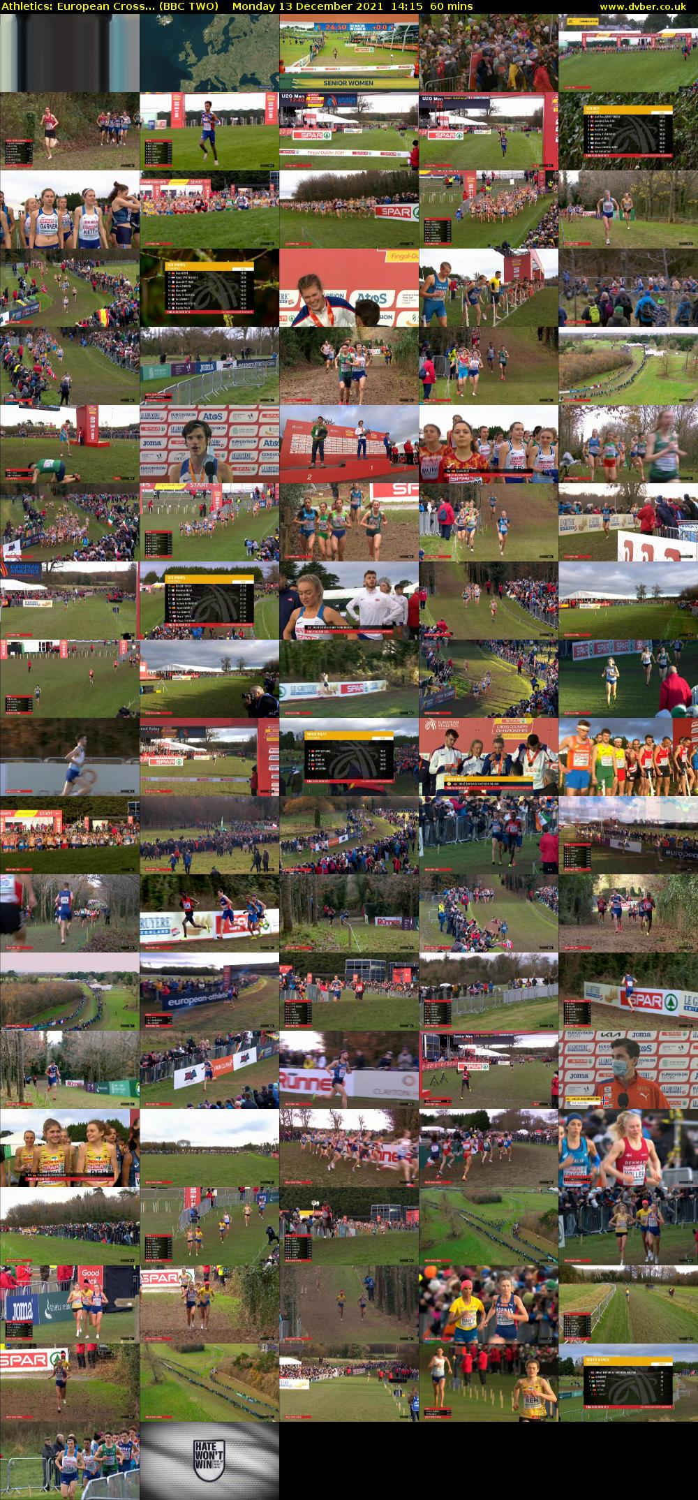 Athletics: European Cross... (BBC TWO) Monday 13 December 2021 14:15 - 15:15