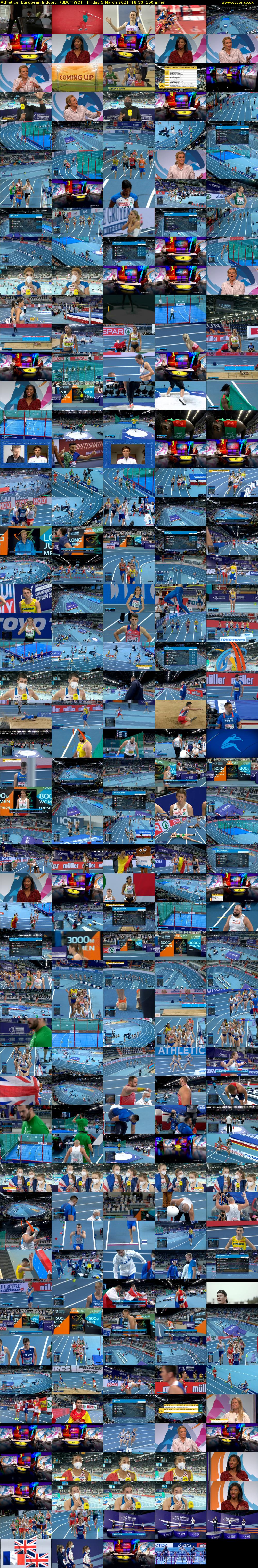 Athletics: European Indoor... (BBC TWO) Friday 5 March 2021 18:30 - 21:00