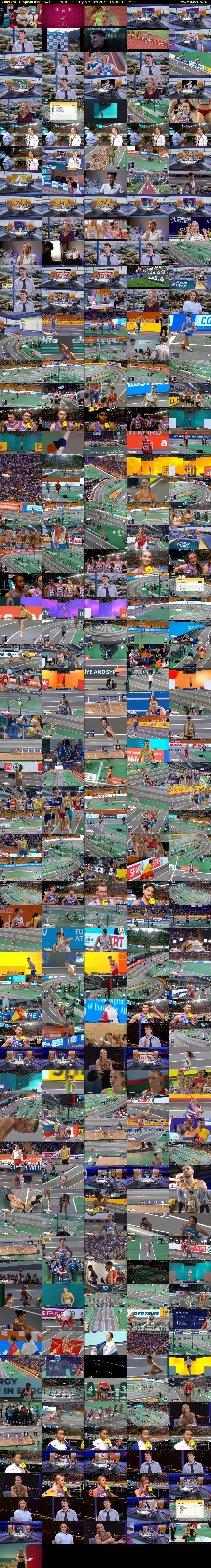 Athletics: European Indoor... (BBC TWO) Sunday 5 March 2023 15:30 - 18:30