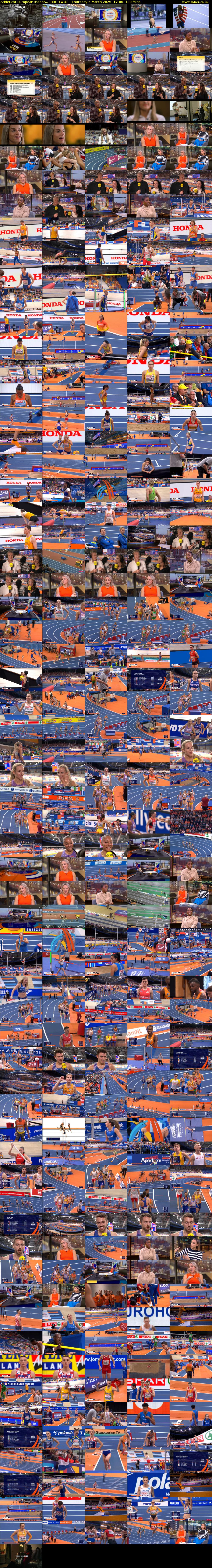 Athletics: European Indoor... (BBC TWO) Thursday 6 March 2025 17:00 - 20:00