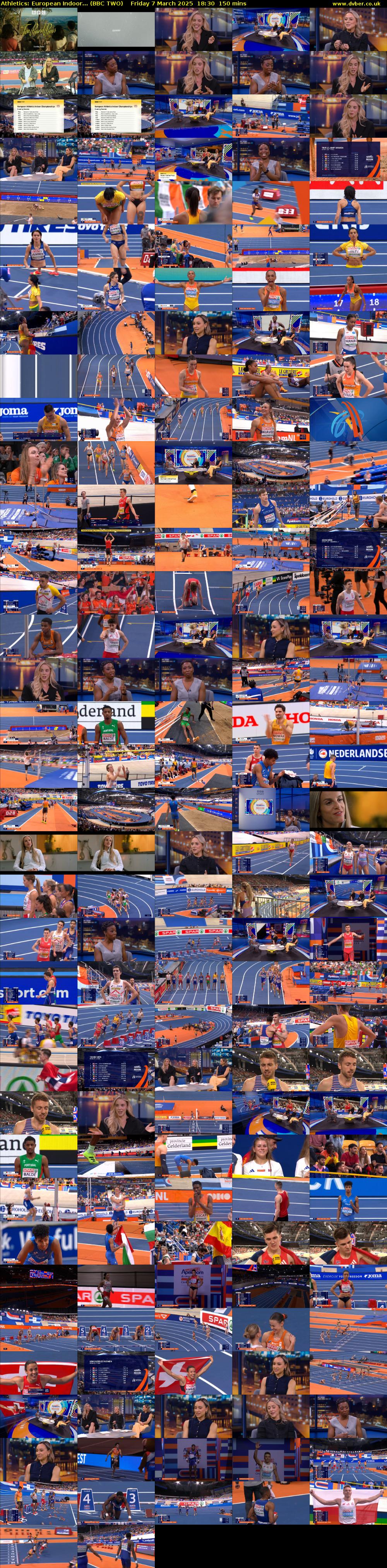 Athletics: European Indoor... (BBC TWO) Friday 7 March 2025 18:30 - 21:00