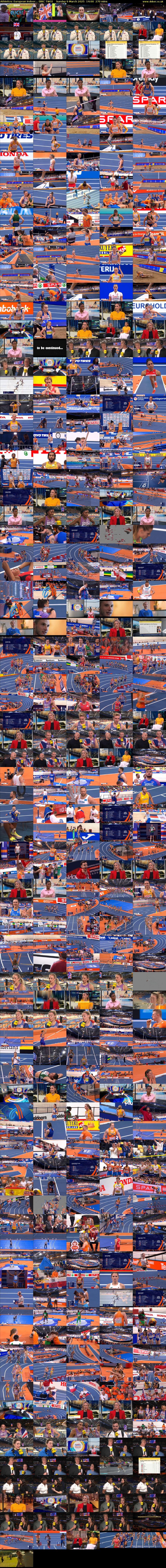Athletics: European Indoor... (BBC TWO) Sunday 9 March 2025 14:00 - 18:30