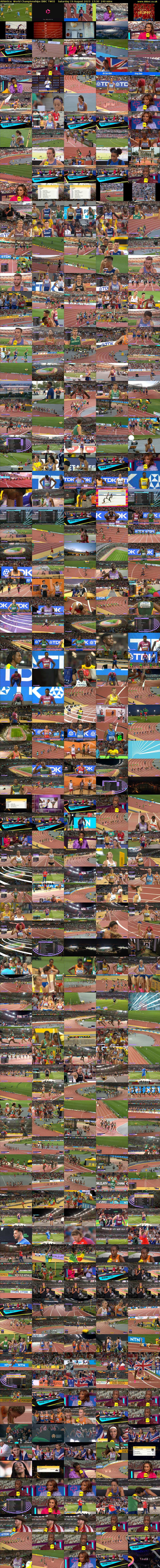 Athletics: World Championships (BBC TWO) Saturday 19 August 2023 17:30 - 21:30