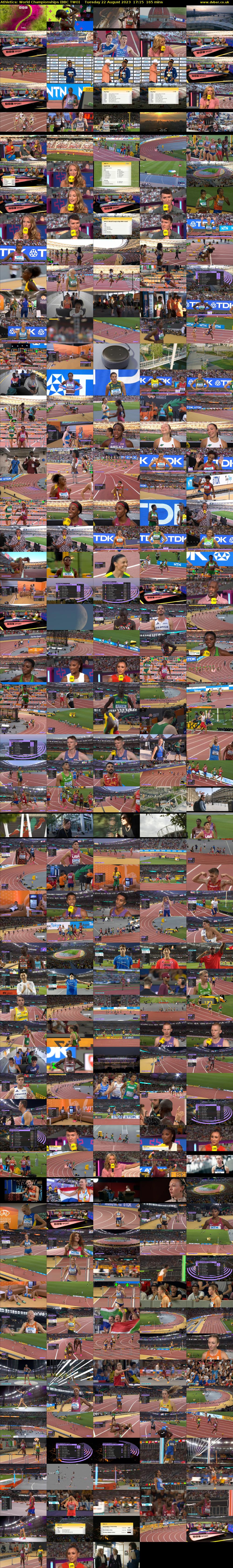 Athletics: World Championships (BBC TWO) Tuesday 22 August 2023 17:15 - 20:00