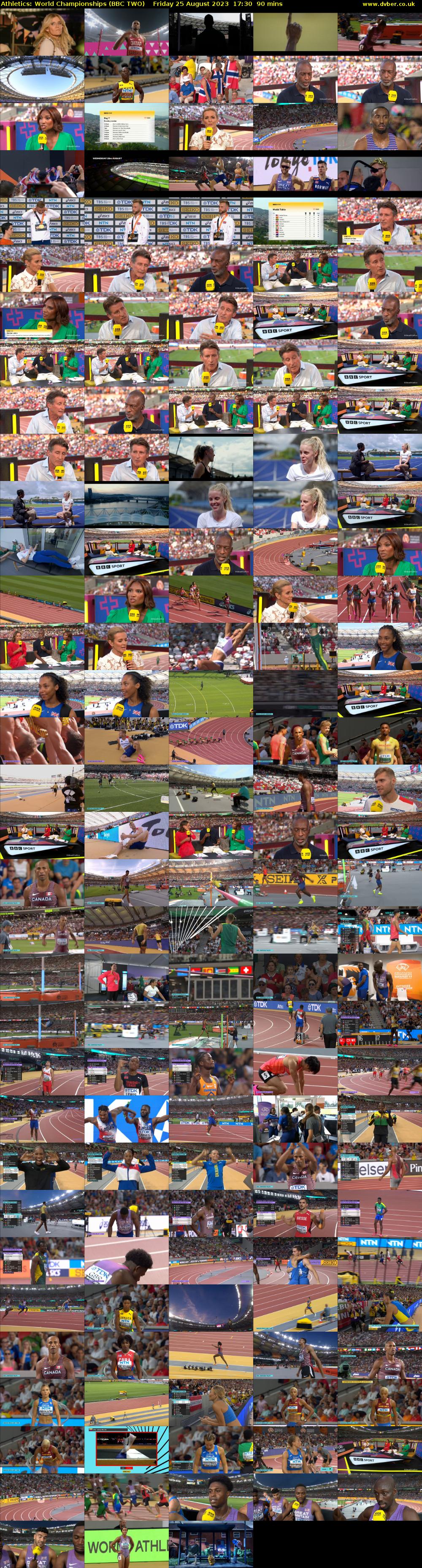 Athletics: World Championships (BBC TWO) Friday 25 August 2023 17:30 - 19:00