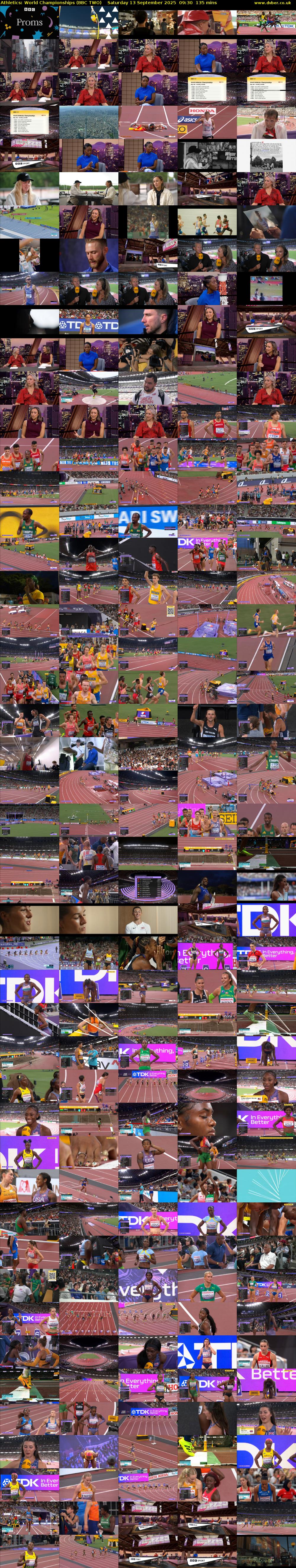Athletics: World Championships (BBC TWO) Saturday 13 September 2025 09:30 - 11:45