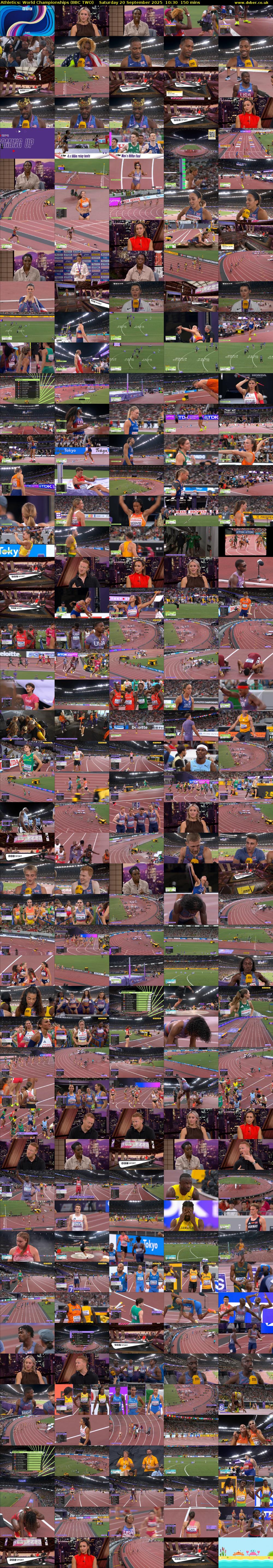 Athletics: World Championships (BBC TWO) Saturday 20 September 2025 10:30 - 13:00