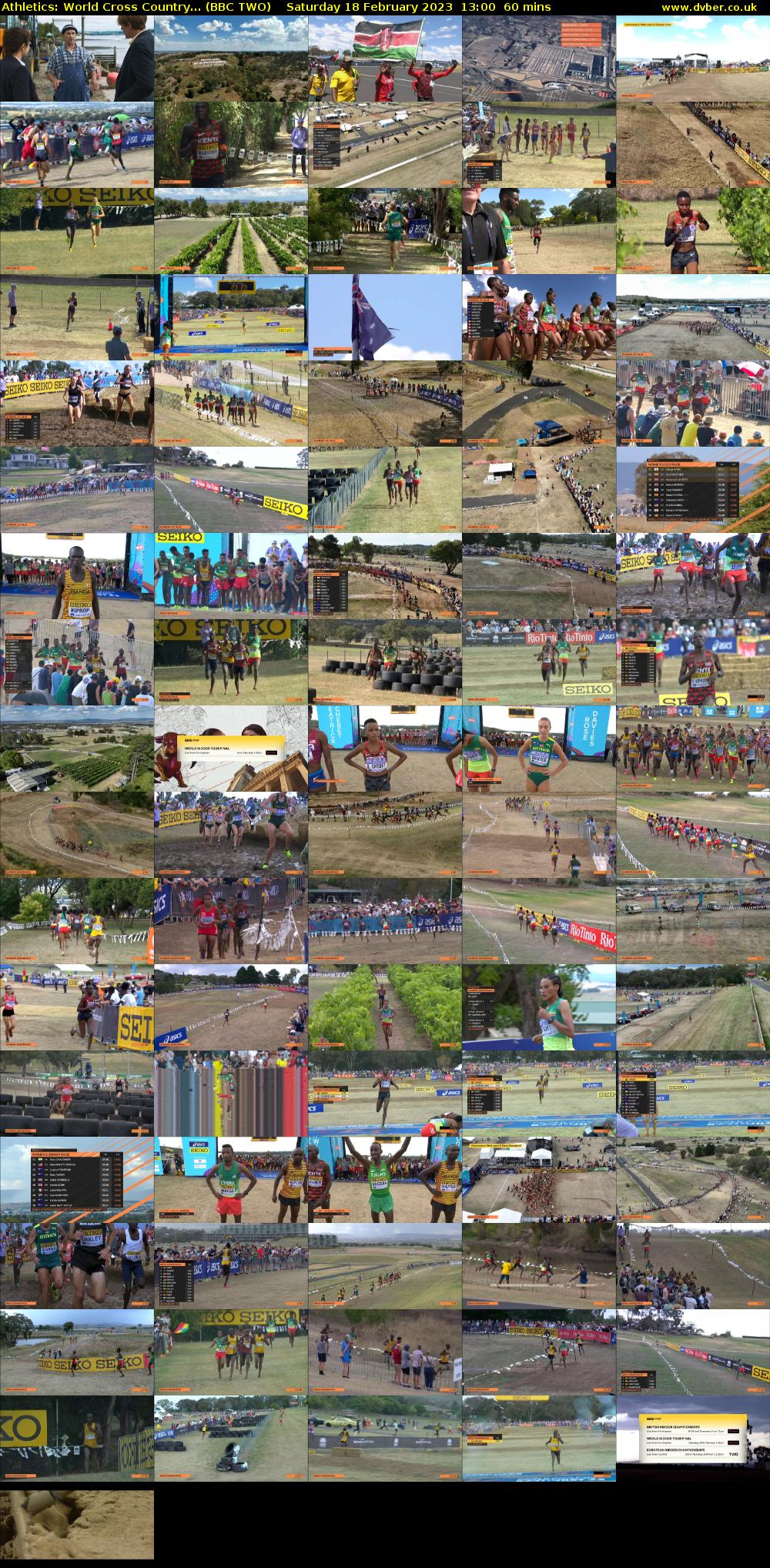 Athletics: World Cross Country... (BBC TWO) Saturday 18 February 2023 13:00 - 14:00
