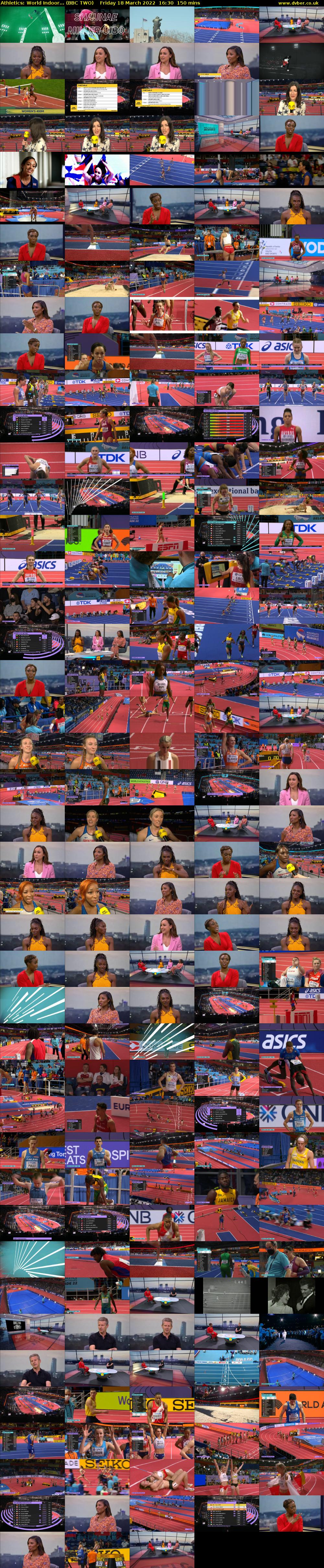 Athletics: World Indoor... (BBC TWO) Friday 18 March 2022 16:30 - 19:00