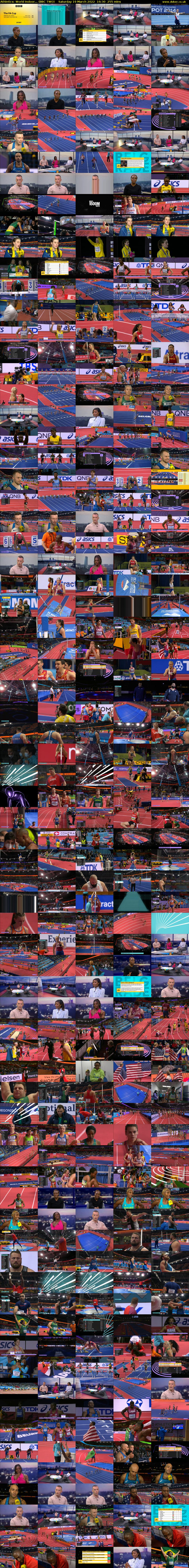 Athletics: World Indoor... (BBC TWO) Saturday 19 March 2022 16:30 - 20:45