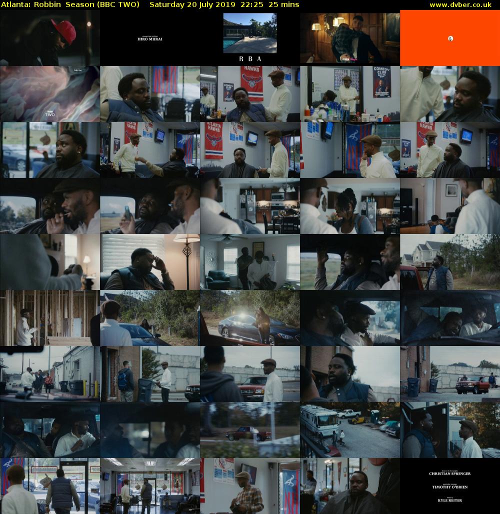 Atlanta: Robbin Season (BBC TWO) Saturday 20 July 2019 22:25 - 22:50