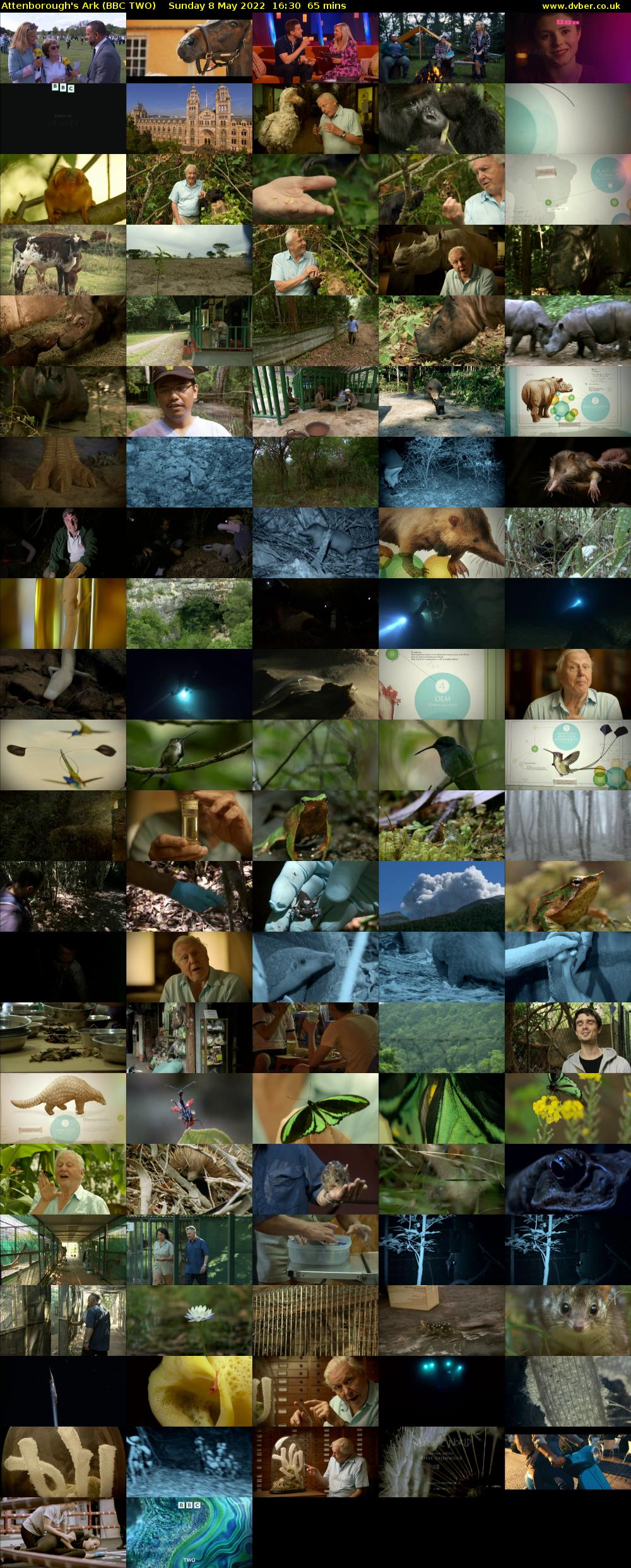 Attenborough's Ark (BBC TWO) Sunday 8 May 2022 16:30 - 17:35
