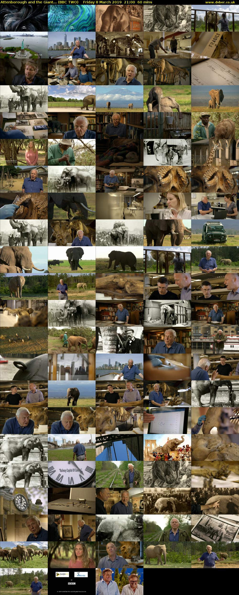 Attenborough and the Giant... (BBC TWO) Friday 8 March 2019 21:00 - 22:00