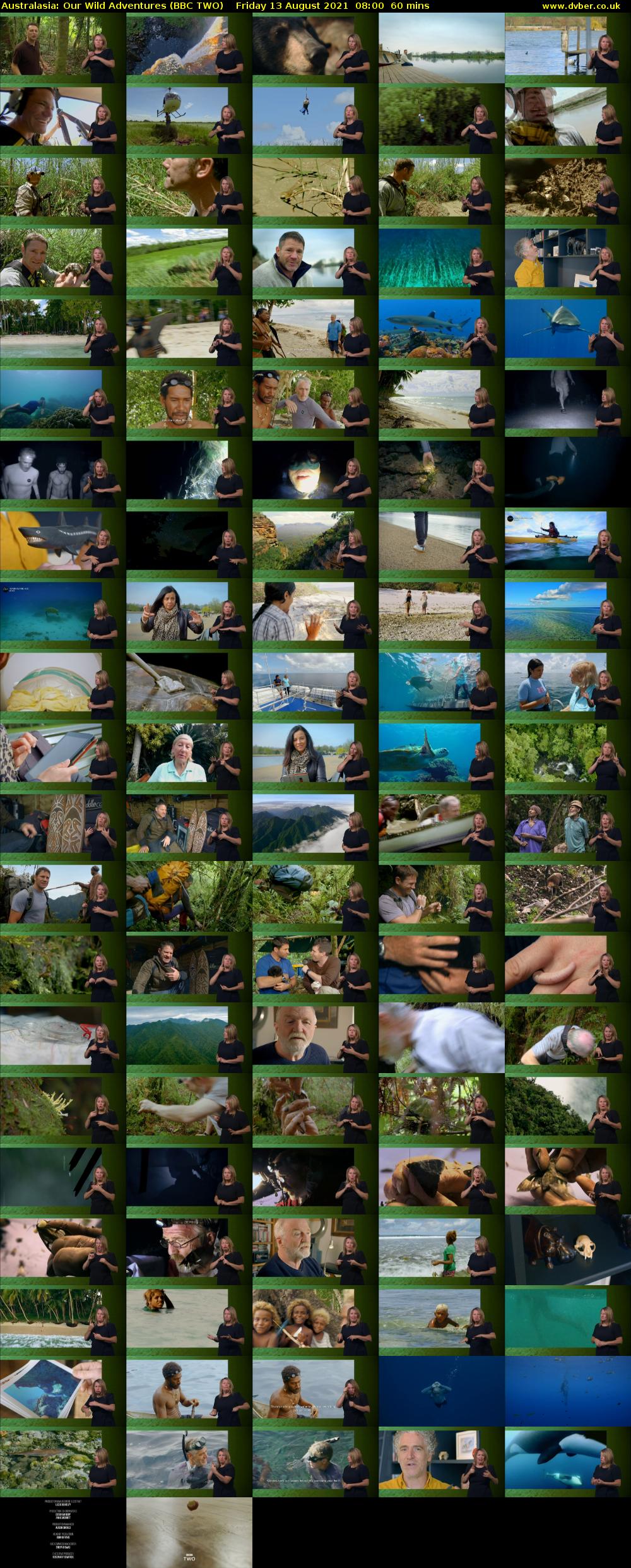 Australasia: Our Wild Adventures (BBC TWO) Friday 13 August 2021 08:00 - 09:00
