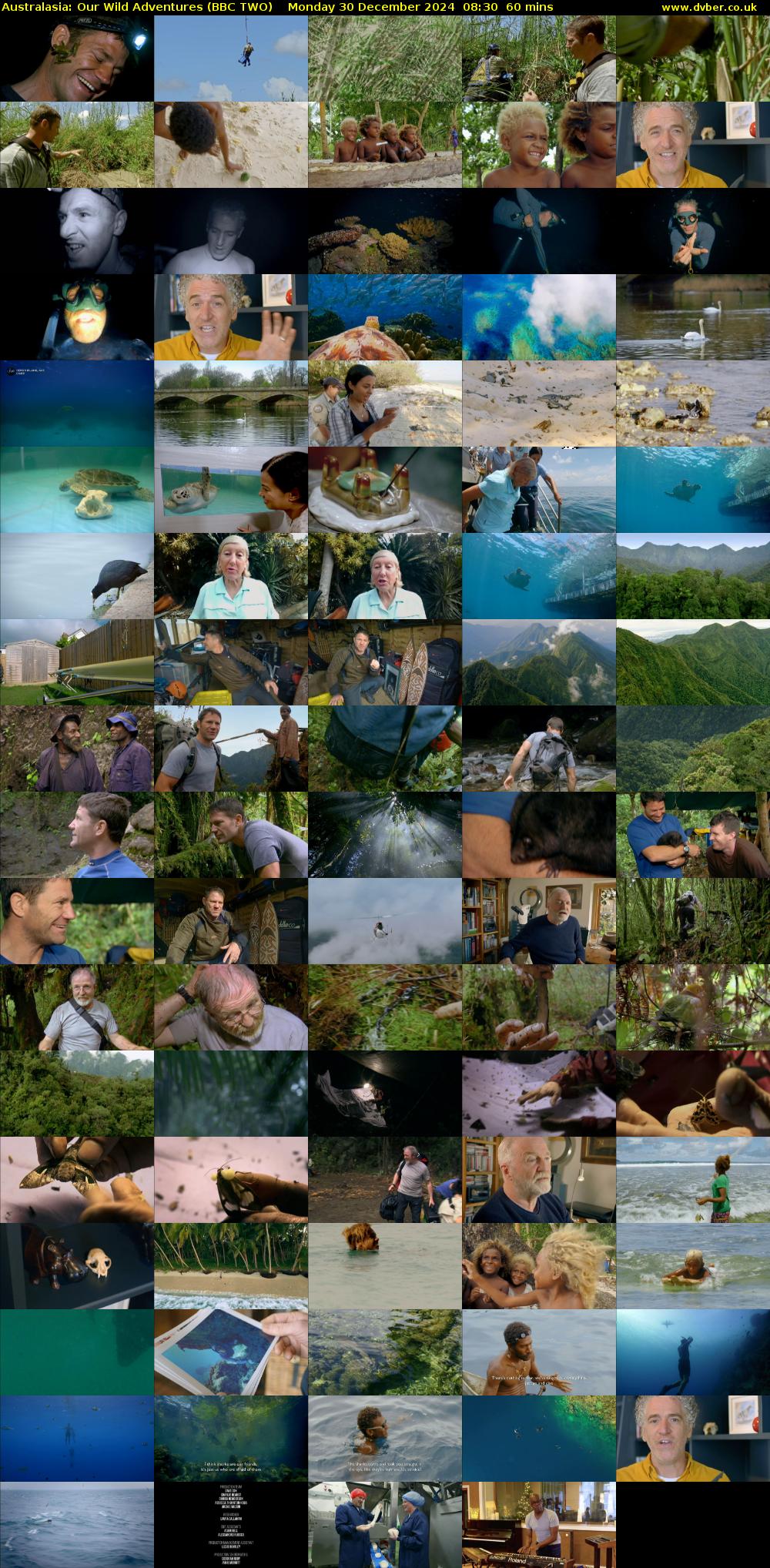 Australasia: Our Wild Adventures (BBC TWO) Monday 30 December 2024 08:30 - 09:30
