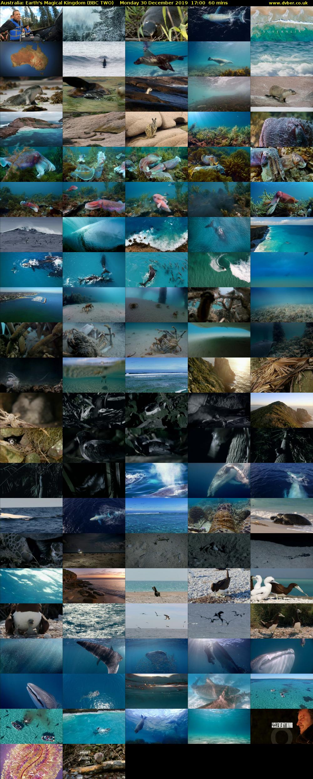 Australia: Earth's Magical Kingdom (BBC TWO) Monday 30 December 2019 17:00 - 18:00
