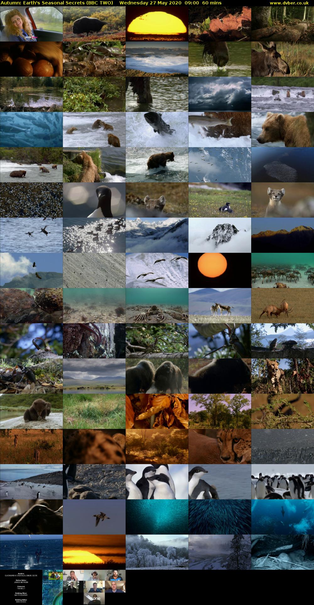 Autumn: Earth's Seasonal Secrets (BBC TWO) Wednesday 27 May 2020 09:00 - 10:00