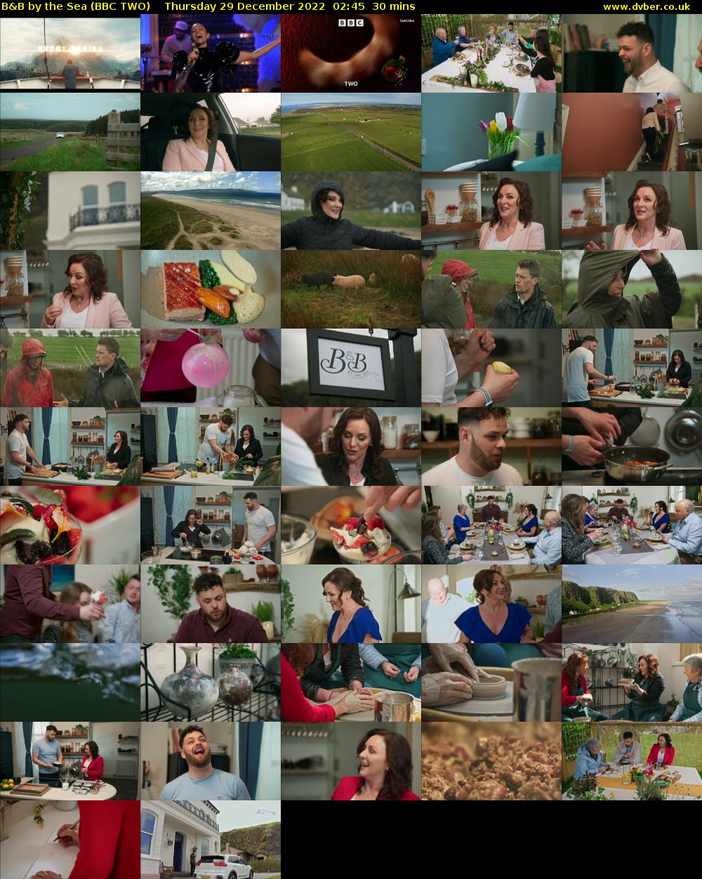 B&B by the Sea (BBC TWO) Thursday 29 December 2022 02:45 - 03:15