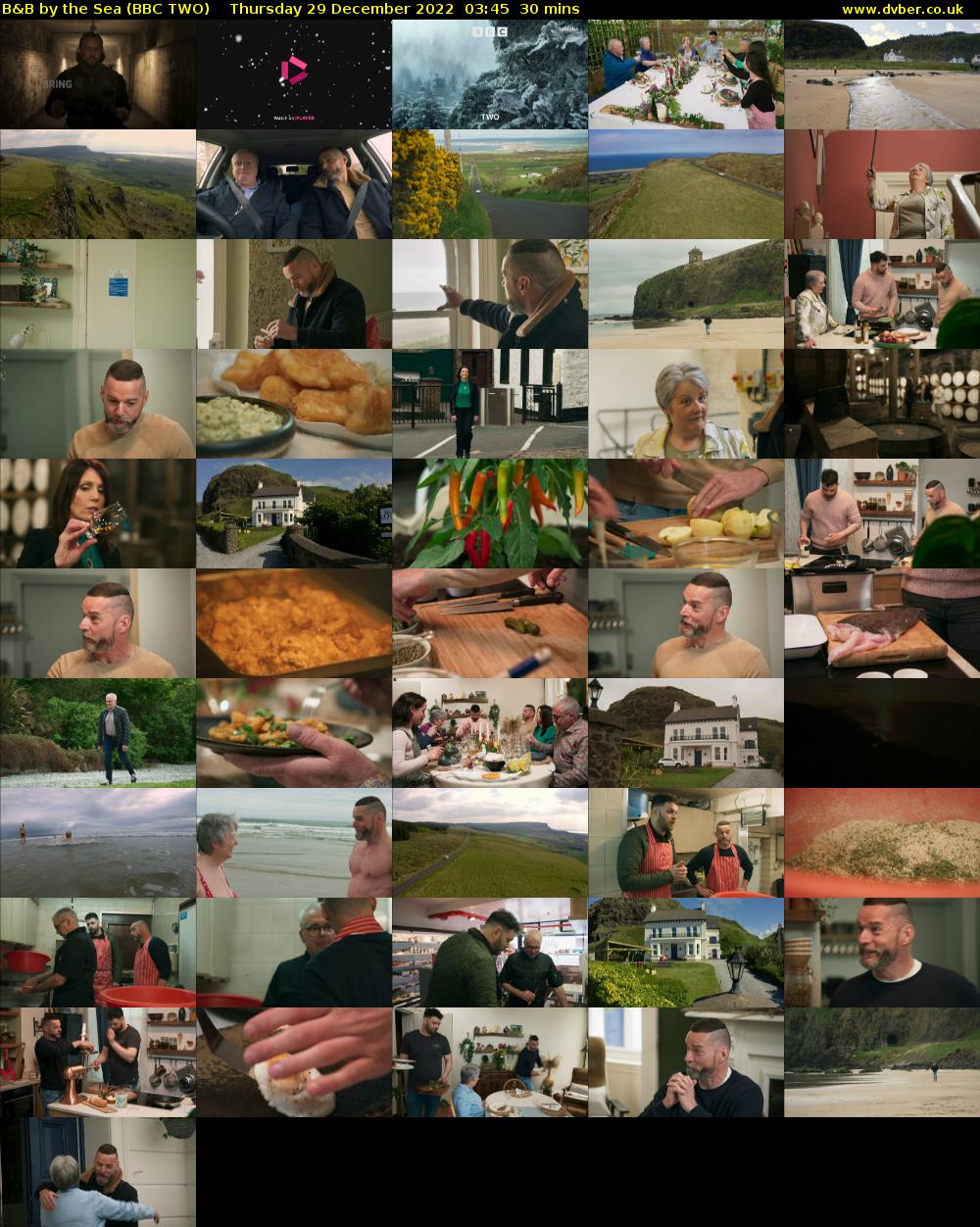 B&B by the Sea (BBC TWO) Thursday 29 December 2022 03:45 - 04:15