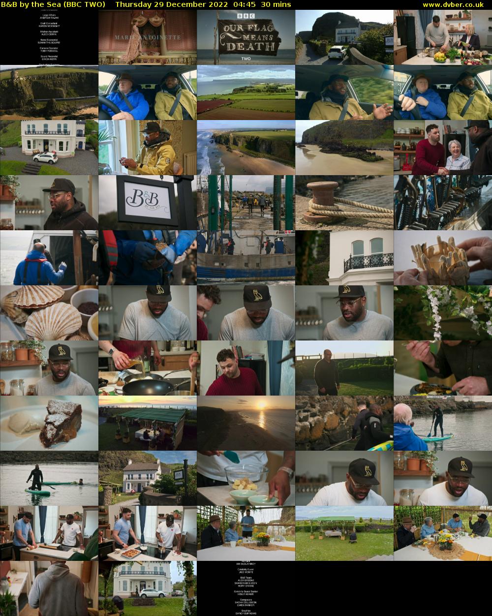 B&B by the Sea (BBC TWO) Thursday 29 December 2022 04:45 - 05:15