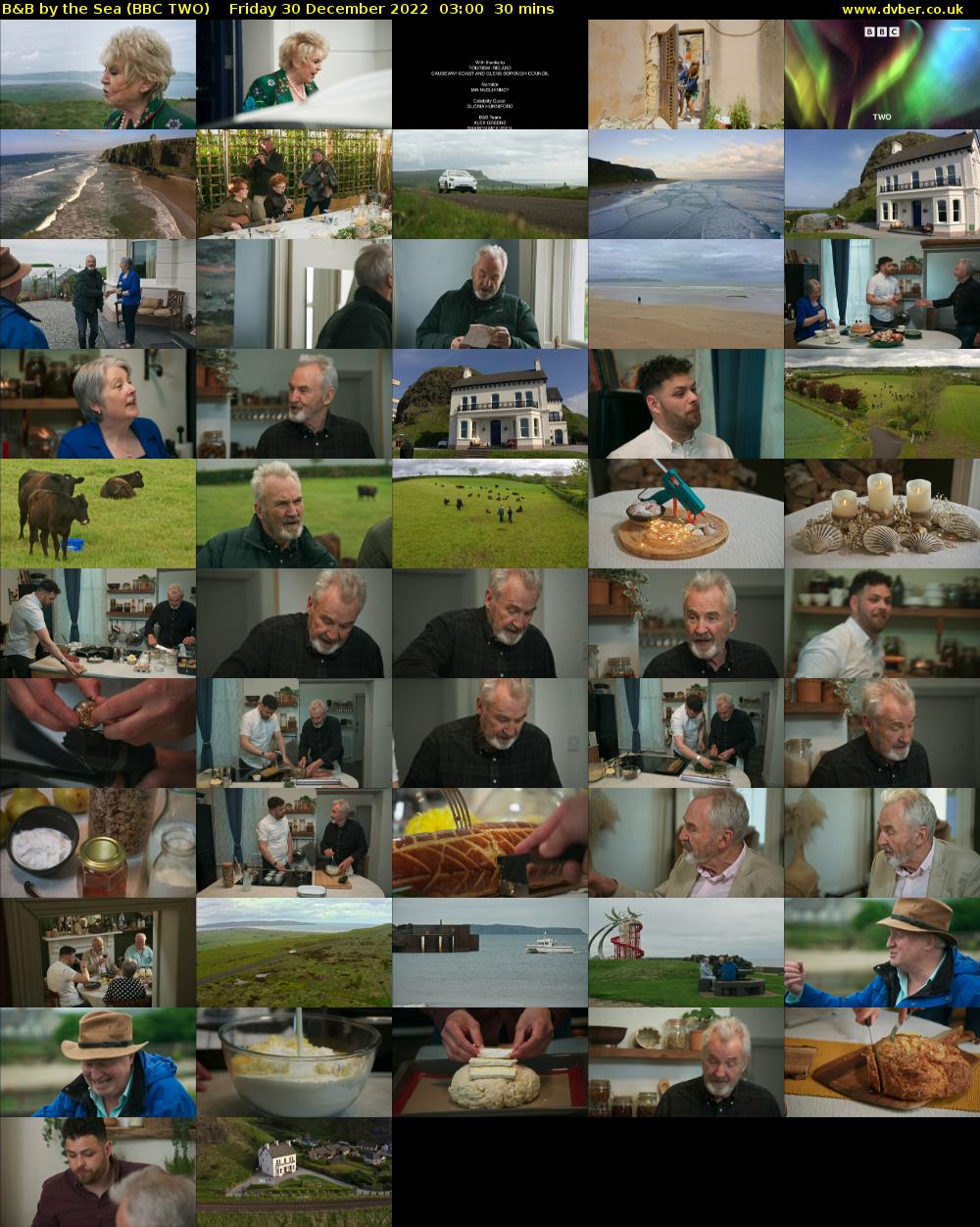 B&B by the Sea (BBC TWO) Friday 30 December 2022 03:00 - 03:30