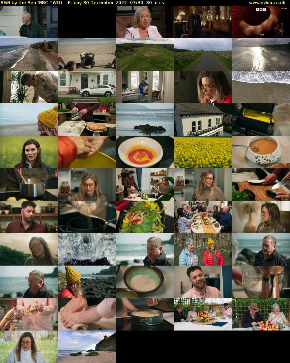 B&B by the Sea (BBC TWO) Friday 30 December 2022 03:30 - 04:00