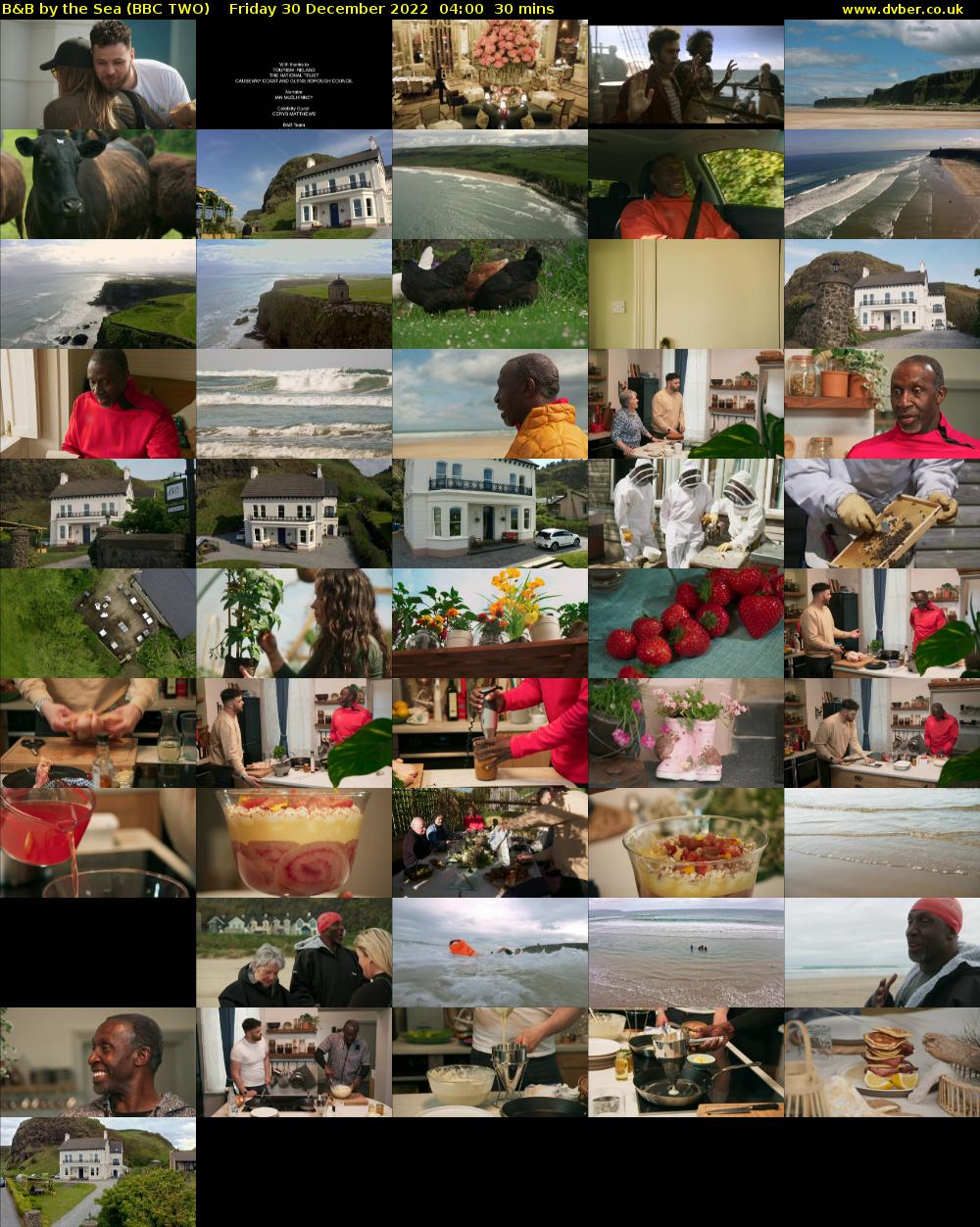 B&B by the Sea (BBC TWO) Friday 30 December 2022 04:00 - 04:30