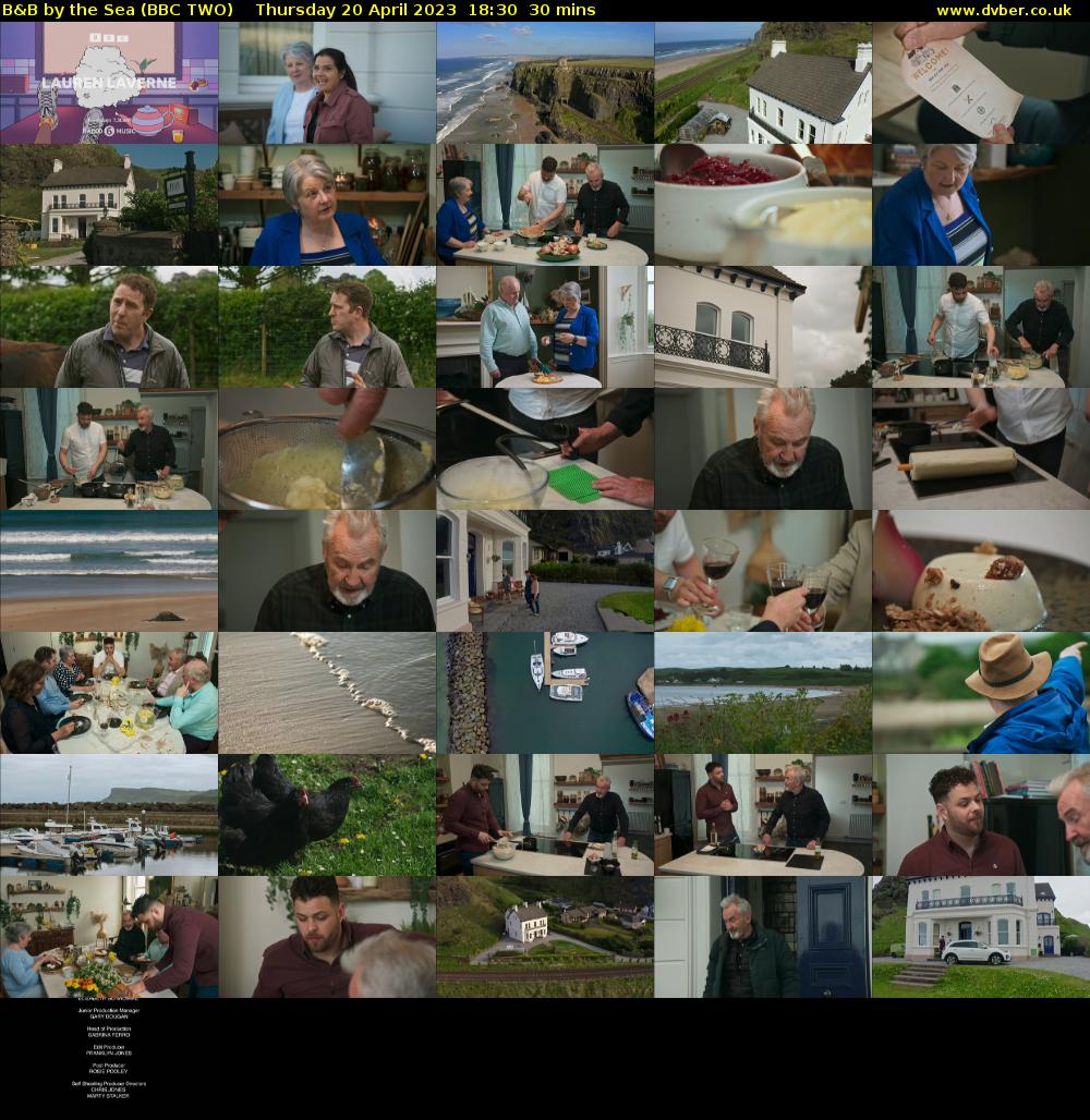 B&B by the Sea (BBC TWO) Thursday 20 April 2023 18:30 - 19:00