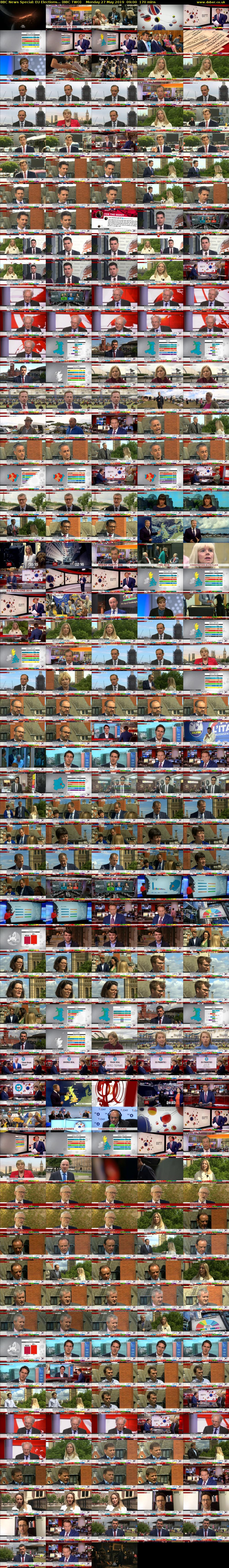BBC News Special: EU Elections... (BBC TWO) Monday 27 May 2019 09:00 - 11:50