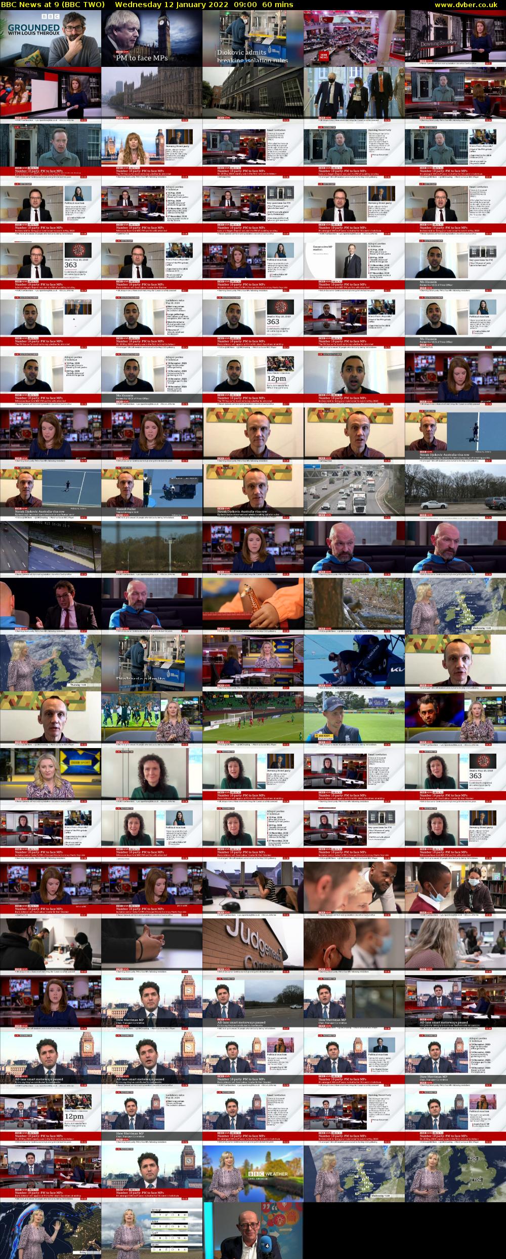 BBC News at 9 (BBC TWO) Wednesday 12 January 2022 09:00 - 10:00