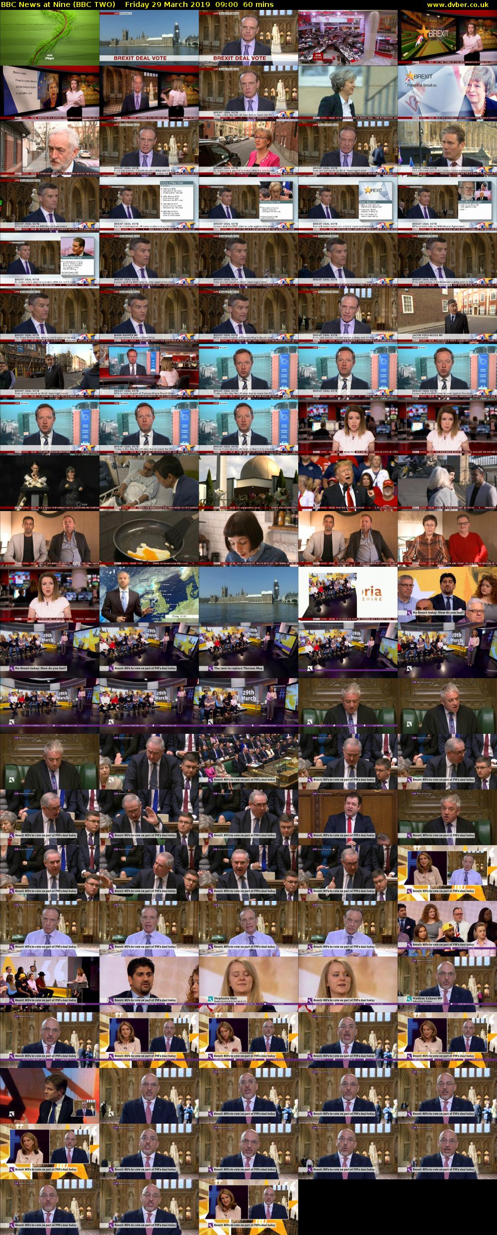 BBC News at Nine (BBC TWO) Friday 29 March 2019 09:00 - 10:00