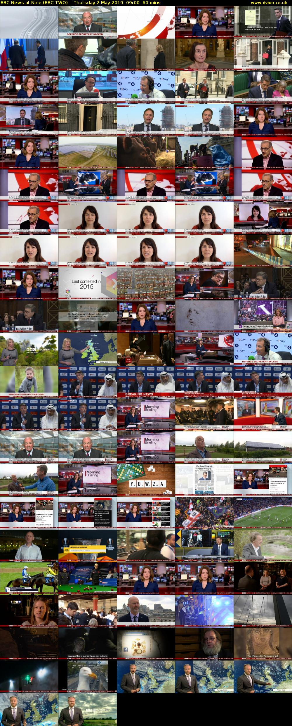 BBC News at Nine (BBC TWO) Thursday 2 May 2019 09:00 - 10:00