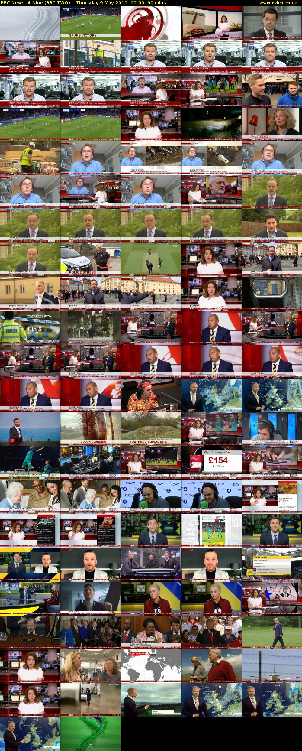 BBC News at Nine (BBC TWO) Thursday 9 May 2019 09:00 - 10:00
