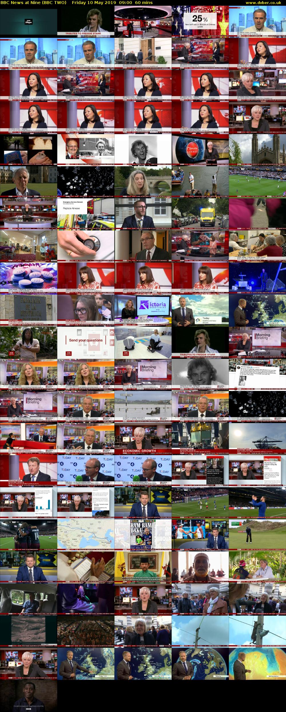 BBC News at Nine (BBC TWO) Friday 10 May 2019 09:00 - 10:00