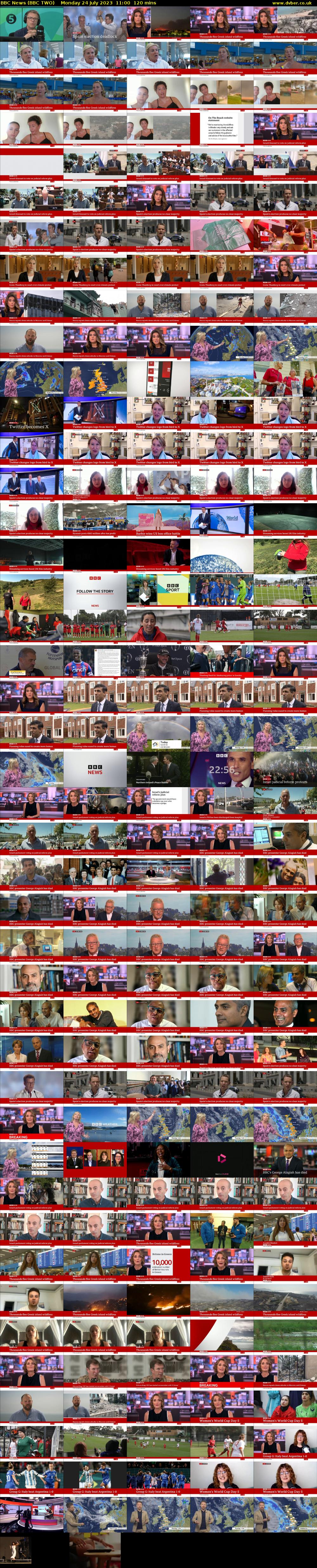 BBC News (BBC TWO) Monday 24 July 2023 11:00 - 13:00