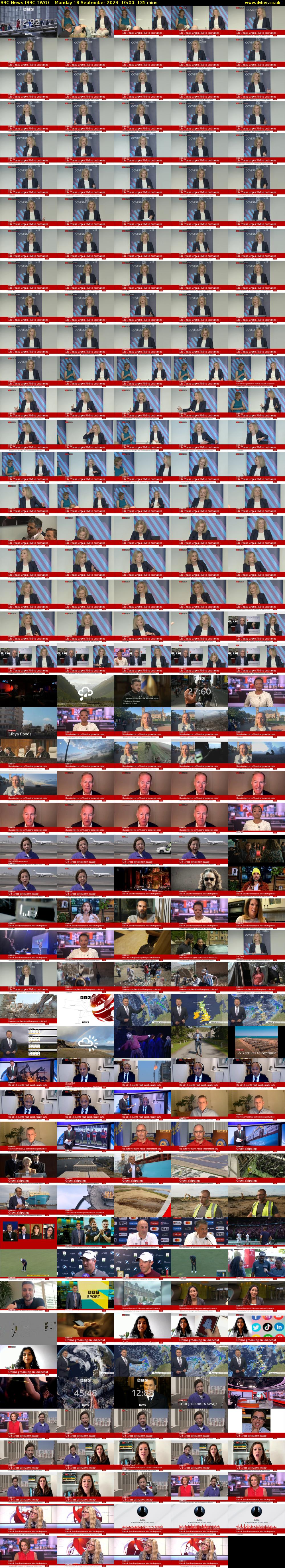 BBC News (BBC TWO) Monday 18 September 2023 10:00 - 12:15